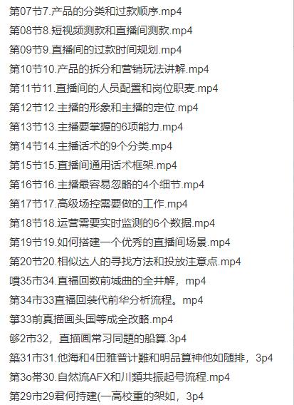 图片[3]-解锁直播带货技能：35节精品课程，教你如何从0到1成为直播销售高手！-阿志说钱