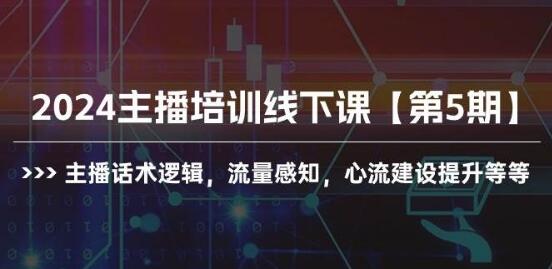 图片[1]-2024主播培训线下课程，深度解析主播话术逻辑、精准流量感知！-阿志说钱