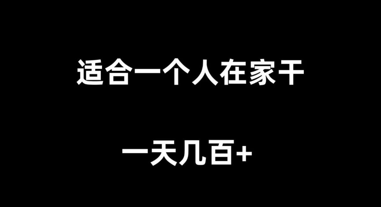 图片[3]-适合一个人在家干的项目有哪些？利润大到吓人的小项目，一天几百+，闷声发财的副业-阿志说钱