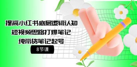 深度解析小红书底层逻辑，短视频创意助力笔记爆红，纯带货笔记打造爆款账号-阿志说钱