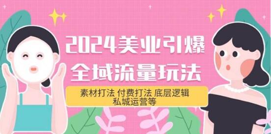 图片[1]-2024美业全域流量引爆秘诀：素材、付费打法及私城运营底层逻辑全解析-阿志说钱