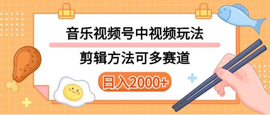 全新多赛道攻略，音乐中视频与视频号玩法揭秘，日入2000+-阿志说钱