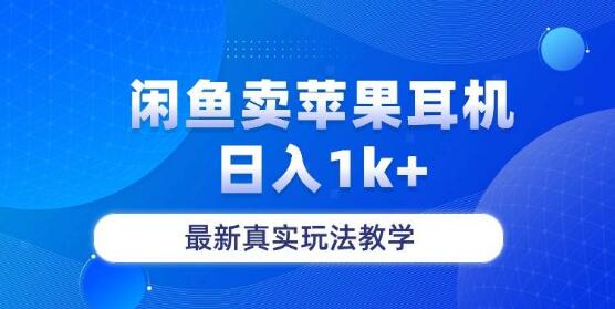 闲鱼菲果耳机热卖秘籍，日入过千实战，真实玩法教学-阿志说钱