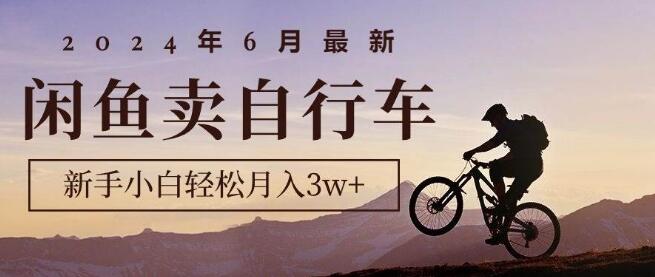 图片[1]-2024年6月新机遇，闲鱼卖自行车，新手也能月入3w+-阿志说钱