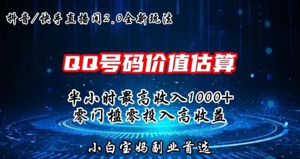 图片[1]-QQ号码价值估算2.0，半小时赚取1000+，零门槛零投入，小白轻松上手-阿志说钱