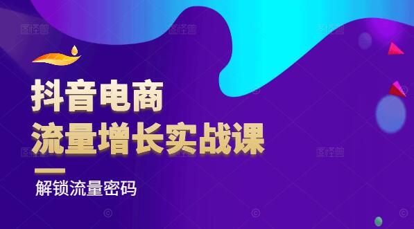 图片[1]-抖音电商流量增长实战训练营，解锁流量密码，提升销售业绩-阿志说钱