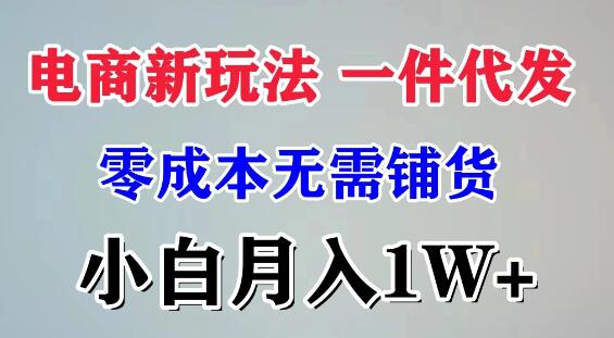 图片[1]-电商一键代发新模式，零成本零库存创业，小白也能月入1W+-阿志说钱