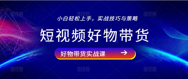 图片[1]-短视频爆款好物带货秘籍，实战技巧与策略课程-阿志说钱