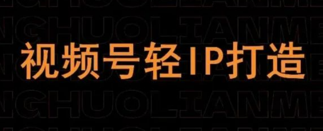 图片[1]-视频号线上课程，3步打造轻IP变现闭环，从0到1精准定位+爆款内容创作+私域流量转化-阿志说钱