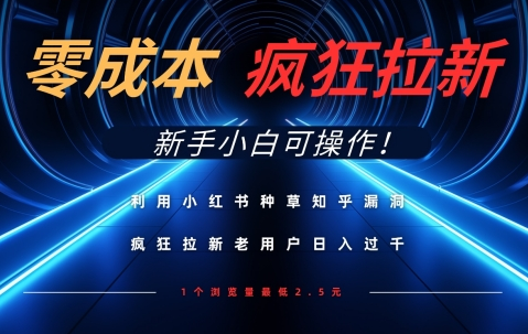 图片[1]-小红书与知乎联动推广，新手小白可掌握的实用拉新技巧-阿志说钱
