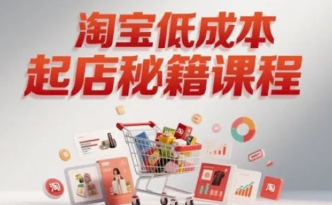图片[1]-淘宝低成本起店系统课，快速起店秘籍，轻松实现弯道超车盈利暴增！-阿志说钱